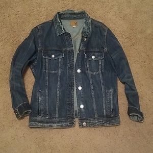 Men's Dark Wash Jean Jacket Size XL